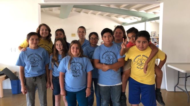 The 2018 Reading Academy class gathered together at the end of the program
