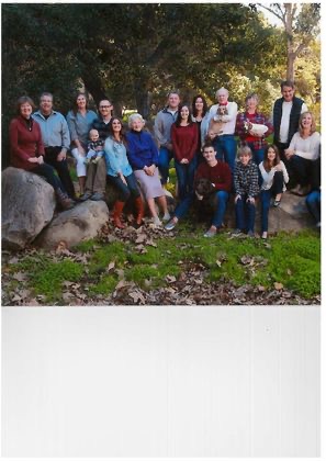 A large Wright family group photograph outdoors